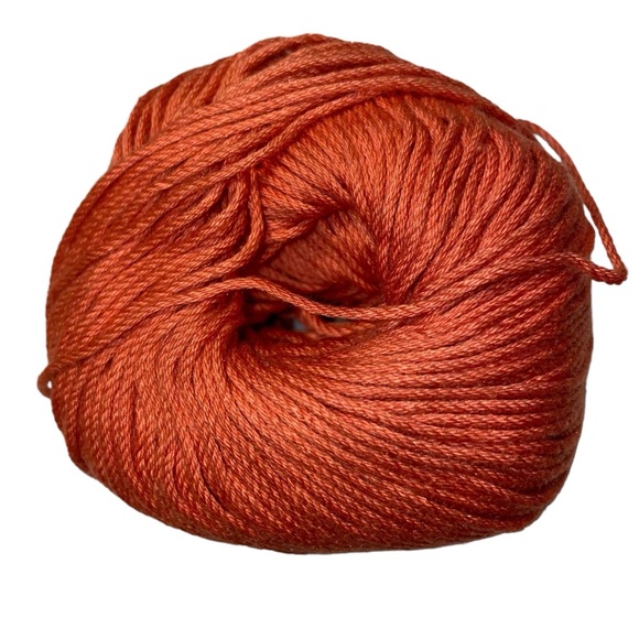 Schachenmayr SMC Select DK Cotton Modal Violena Yarn 1623 Orange Cable Knit - Picture 4 of 9